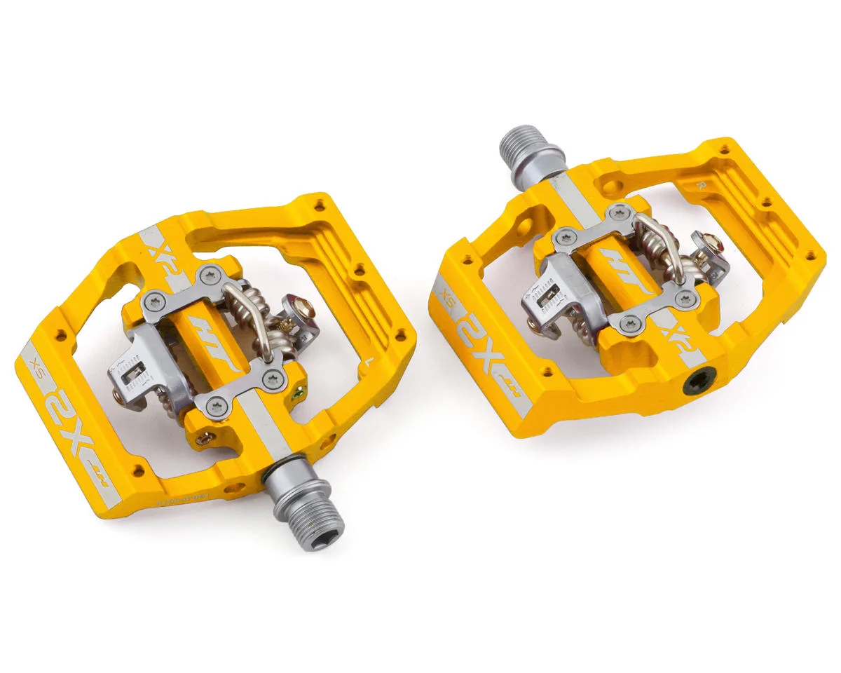 HT X2-SX Clipless BMX Platform Pedals (Gold) (9/16")